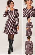 Geo Print Swing Dress