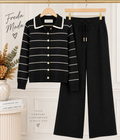 STRIPED KNIT CO-ORD SET
