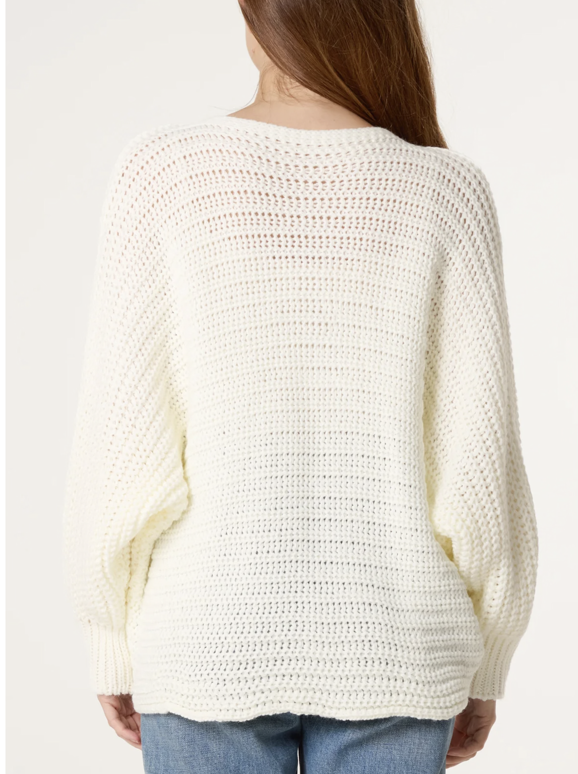 BOW DETAIL CHUNKY KNIT JUMPER