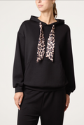 HOODED LEOPARD TIE + PANT SET