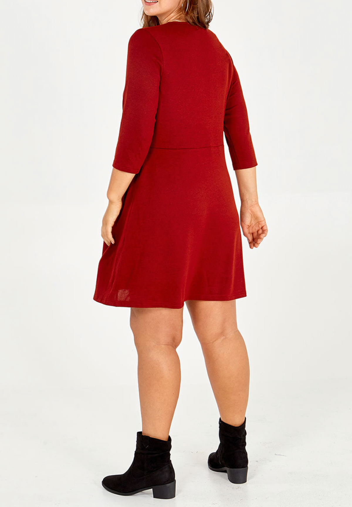 CURVE WRAP FRONT BUTTON DOWN
DRESS