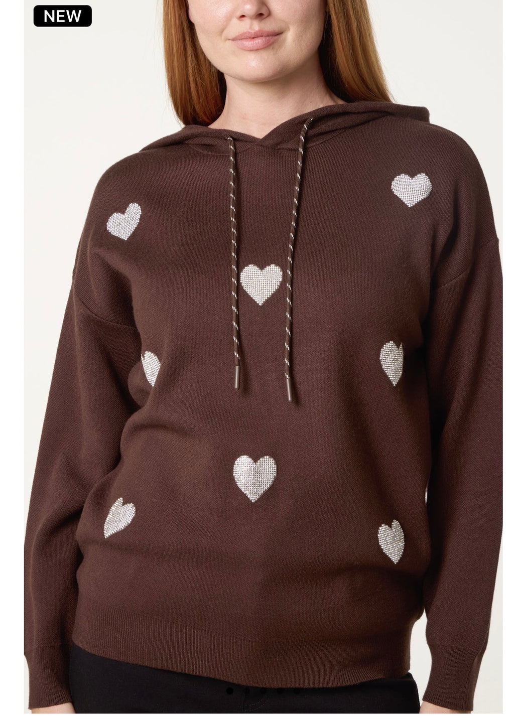 Hooded knit Top