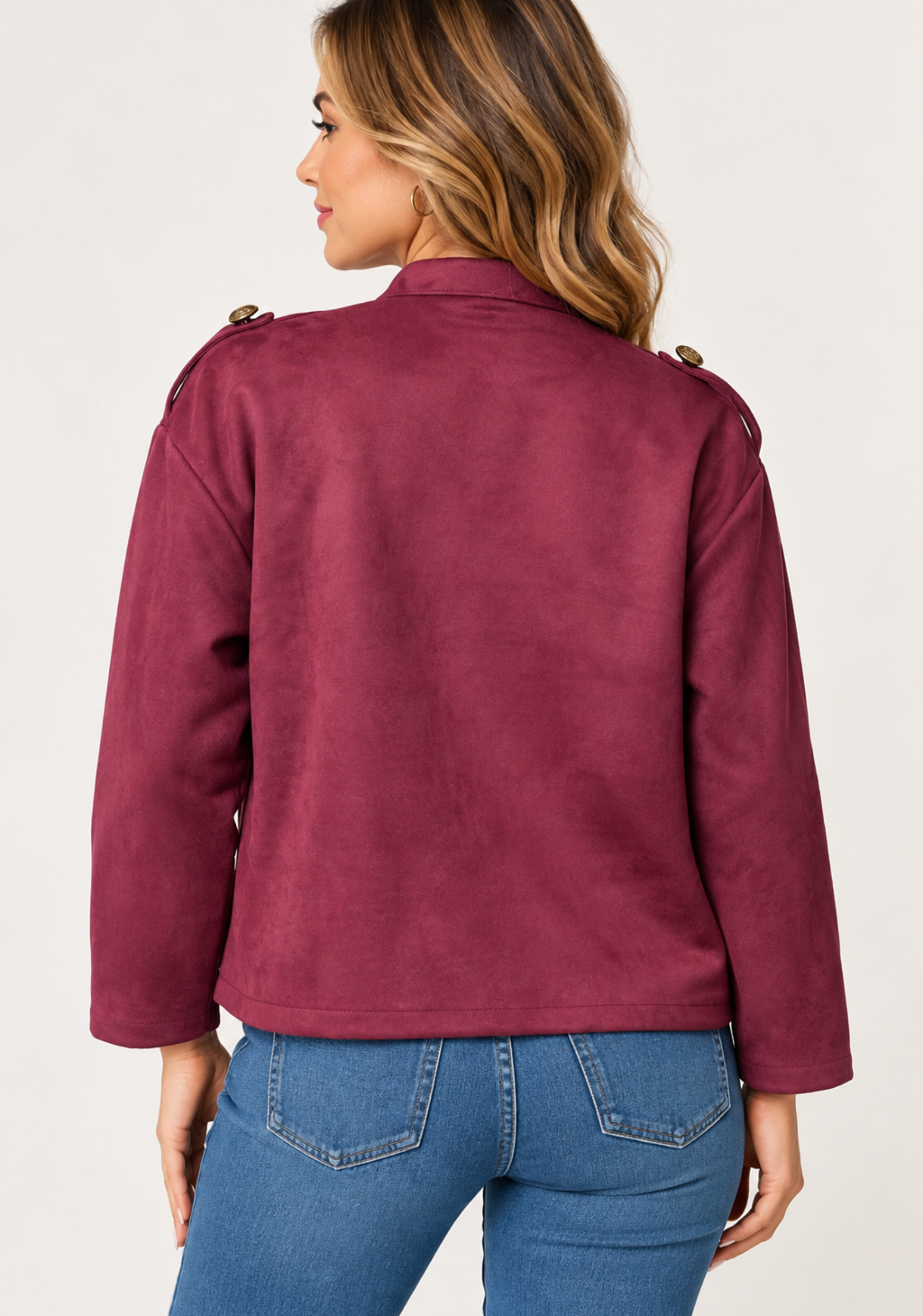 MILITARY BAND TAILORED JACKET