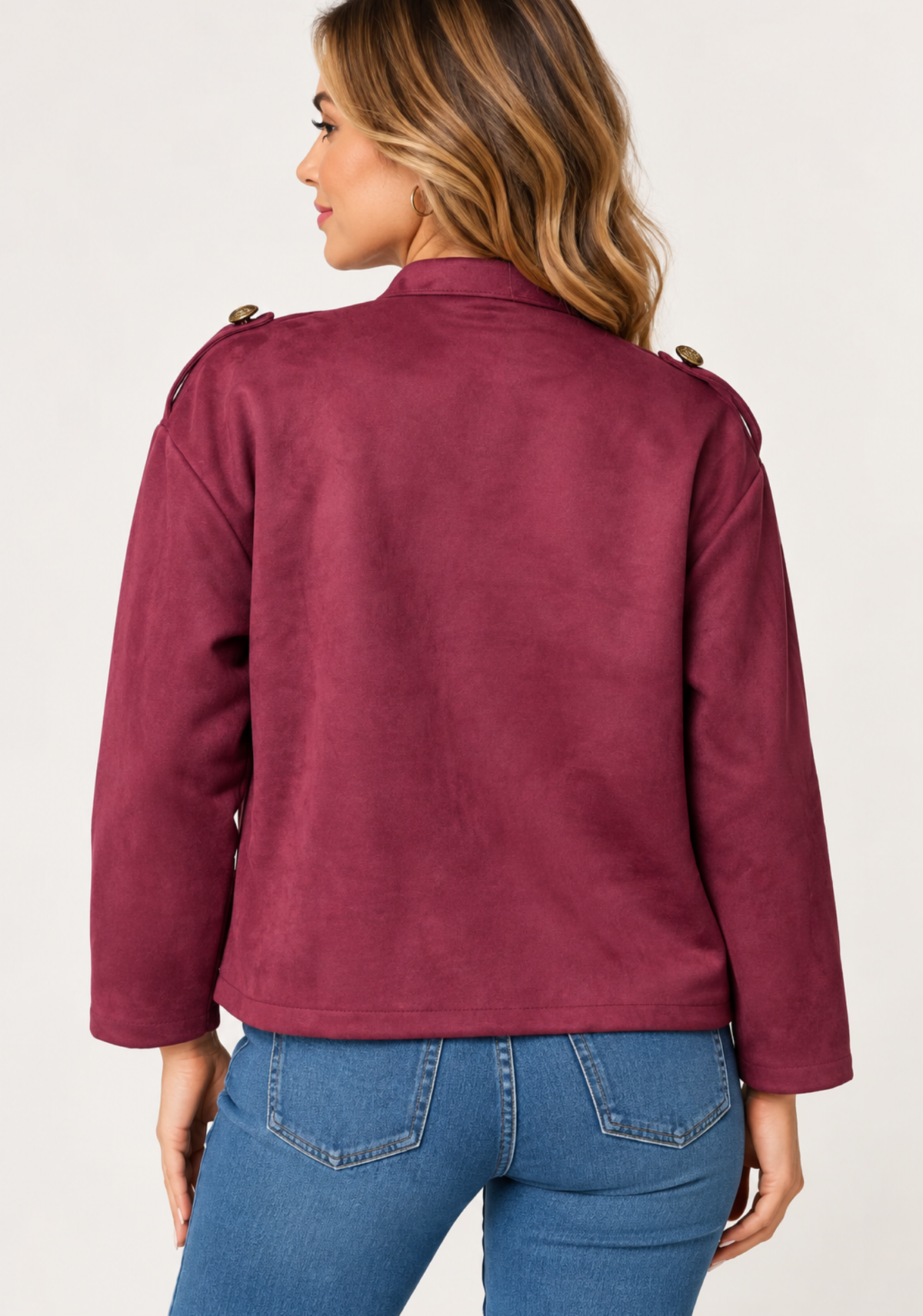MILITARY BAND TAILORED JACKET
