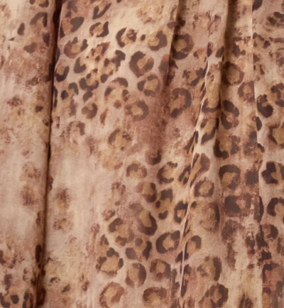 Leopard Print High Neck Blouse 🐆